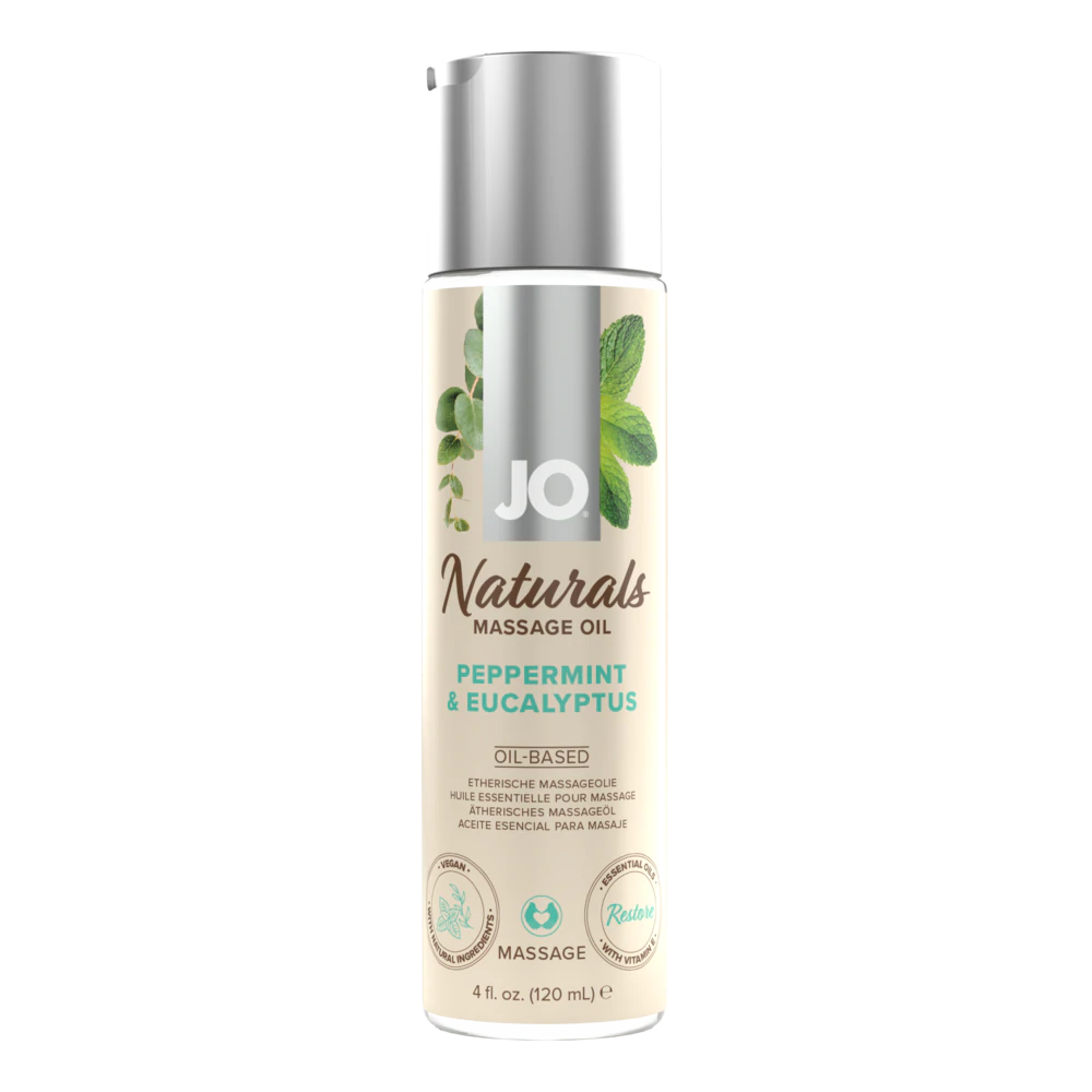 Peppermint & Eucalyptus - Massage Oil 4 floz / 120 mL