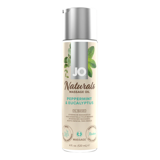 Peppermint & Eucalyptus - Massage Oil 4 floz / 120 mL