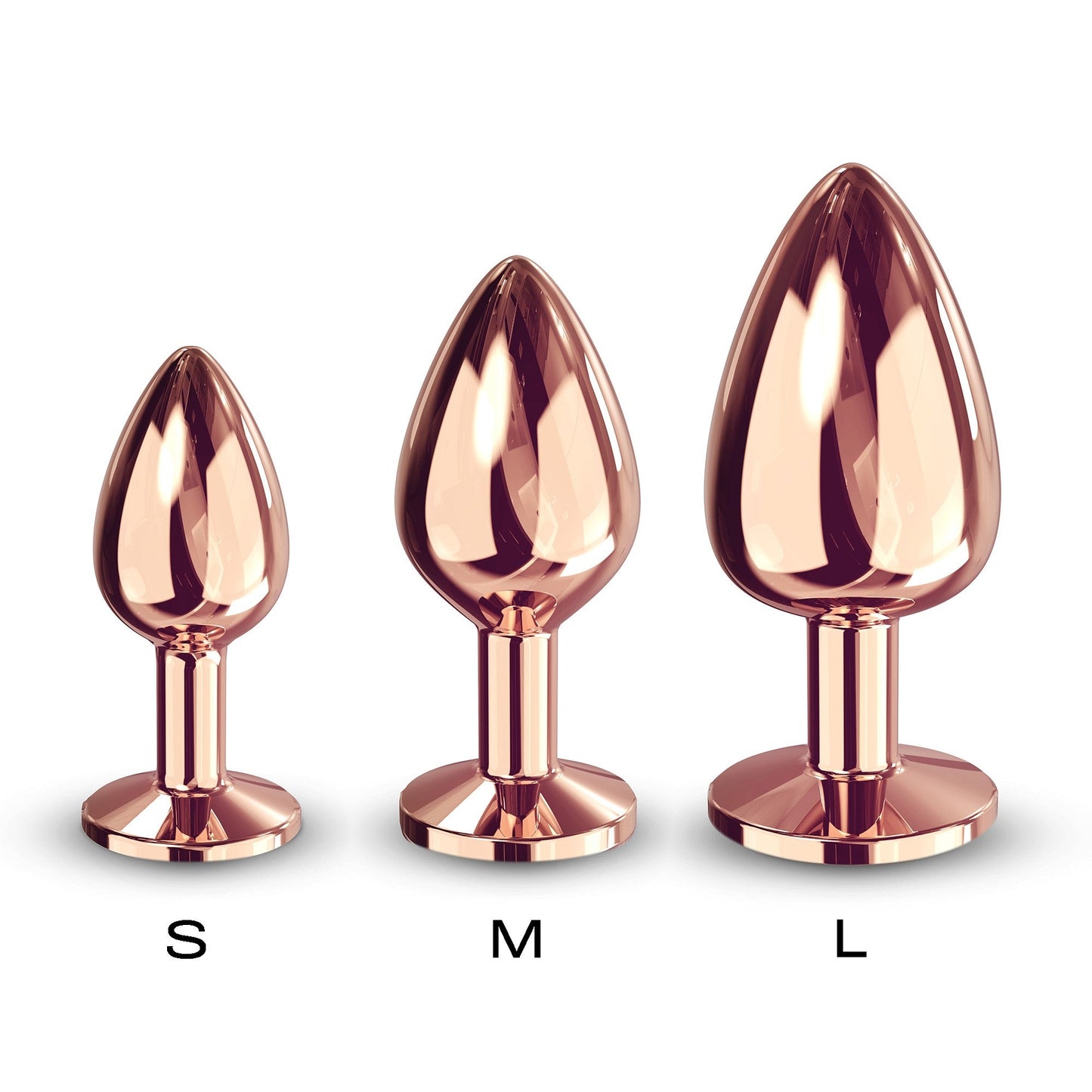Large Rose Gold Diamond Plug