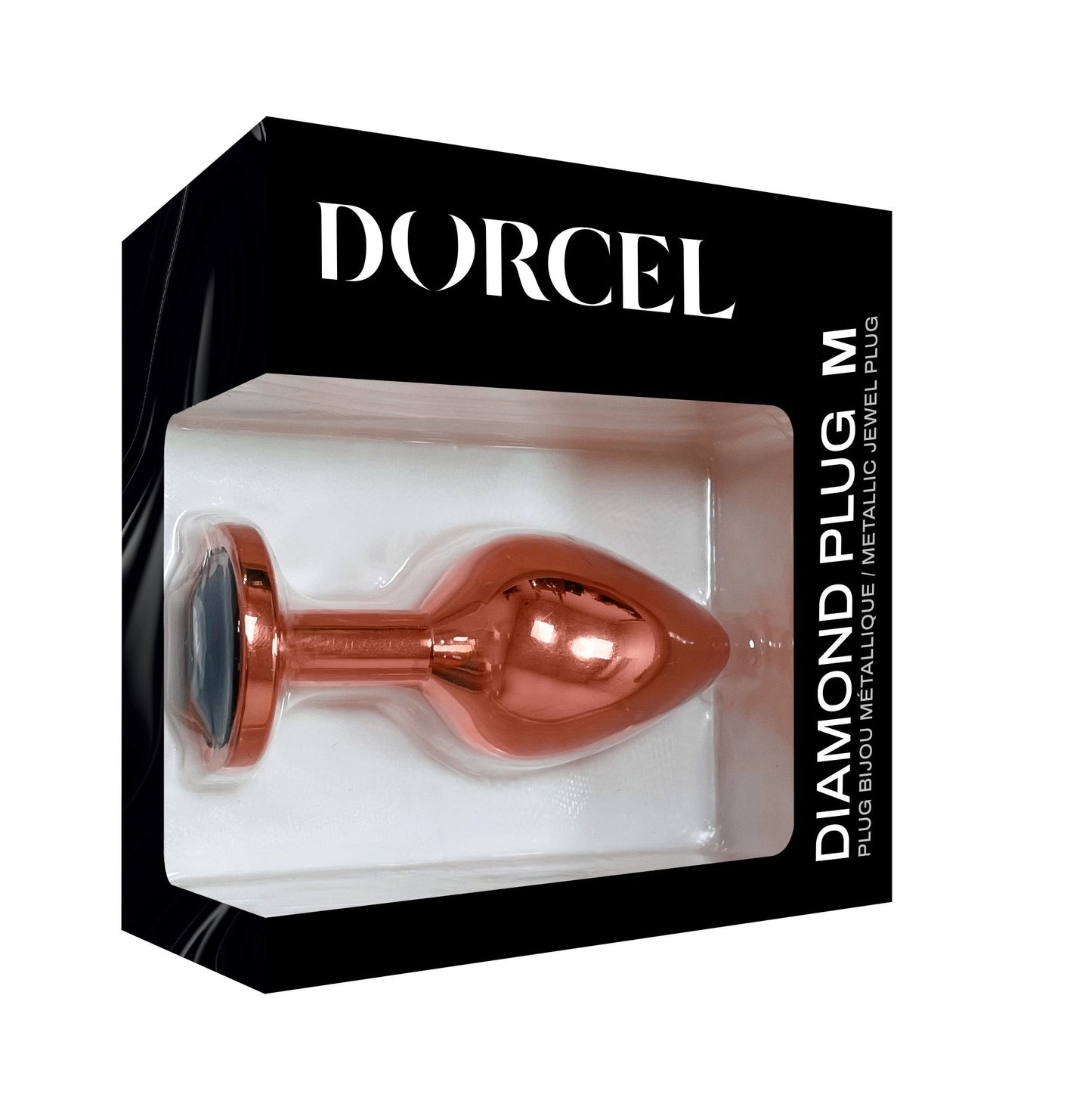 Medium Rose Gold Diamond Plug