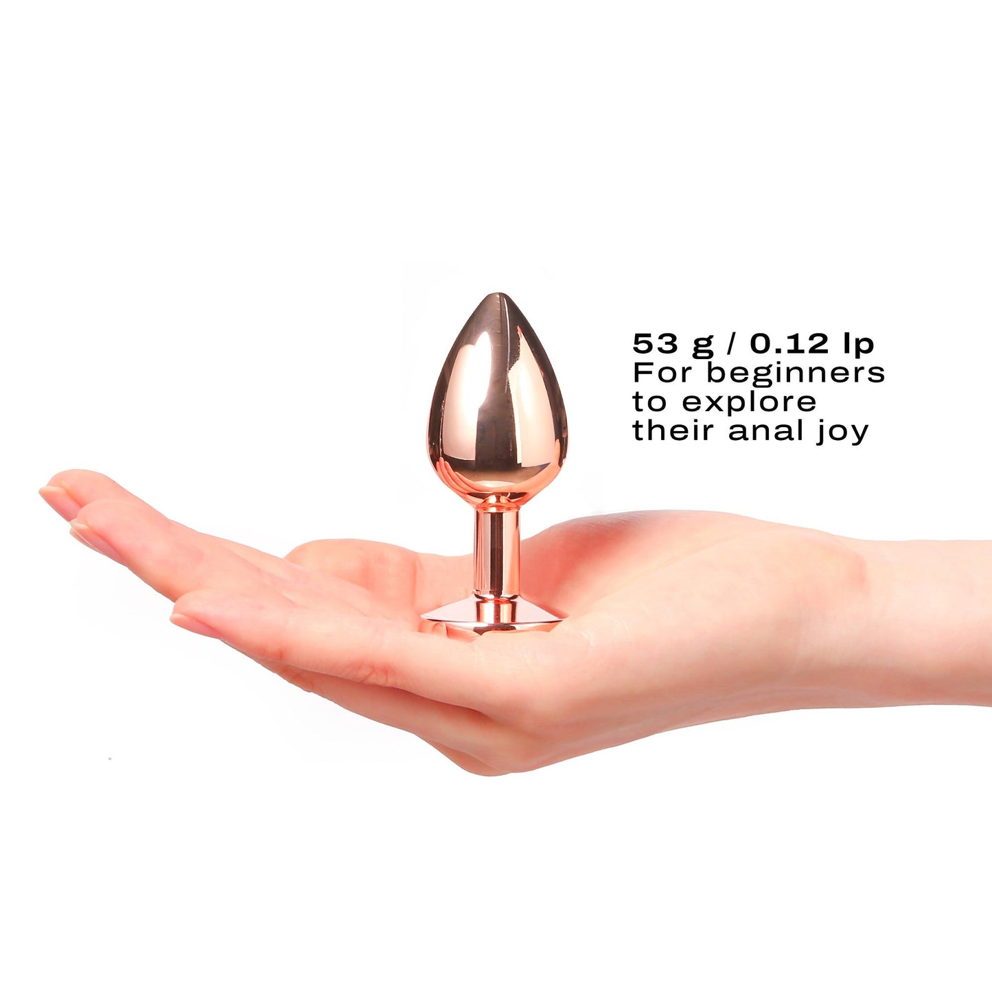 Small Diamond Plug Rose Gold