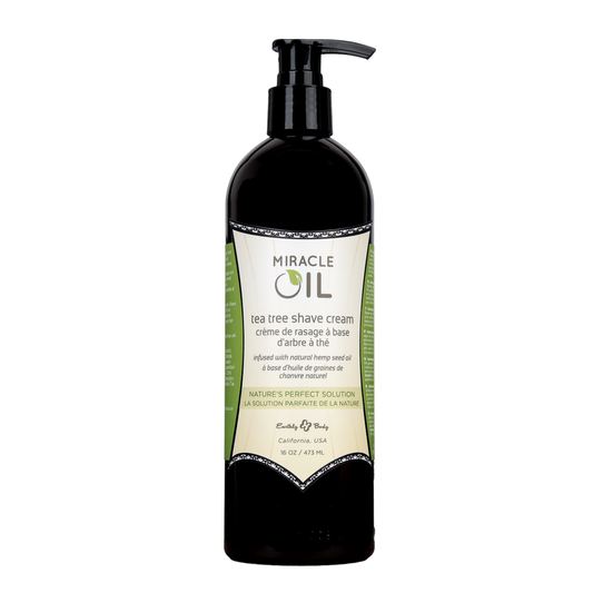 Miracle Oil Tea Tree Shave Cream 8 fl oz / 237 ml