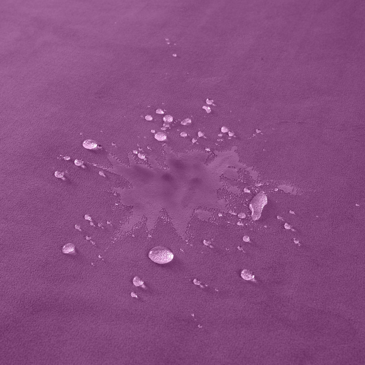 Mini Fascinator Throw Aubergine  Microvelvet