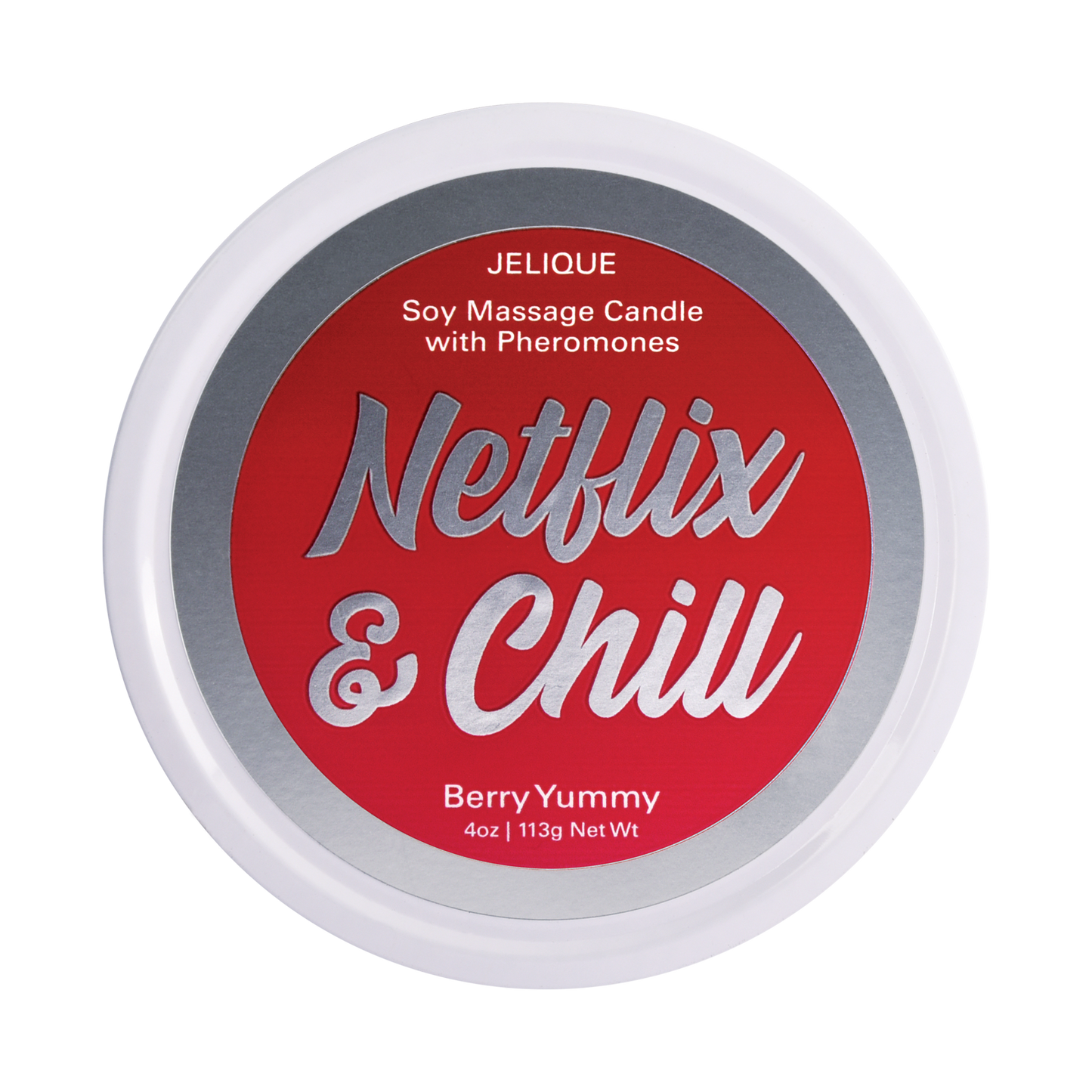 Netflix & Chill - Pheromone Massage Candle Berry Yummy 4oz | 113g