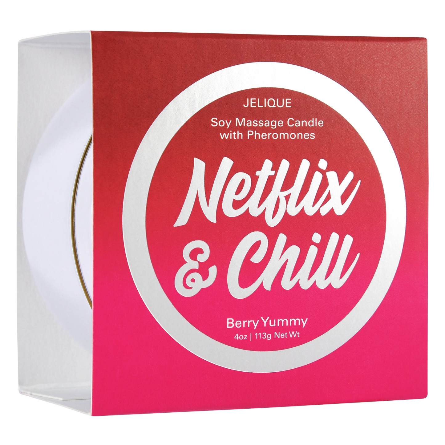 Netflix & Chill - Pheromone Massage Candle Berry Yummy 4oz | 113g